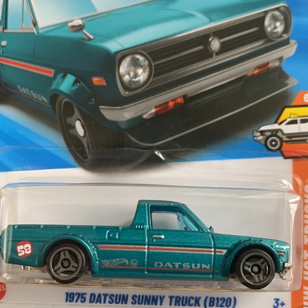1975 Datsun Sunny Truck B120 Hot Wheels 1970s 70s Pickup Hotwheels New 2025